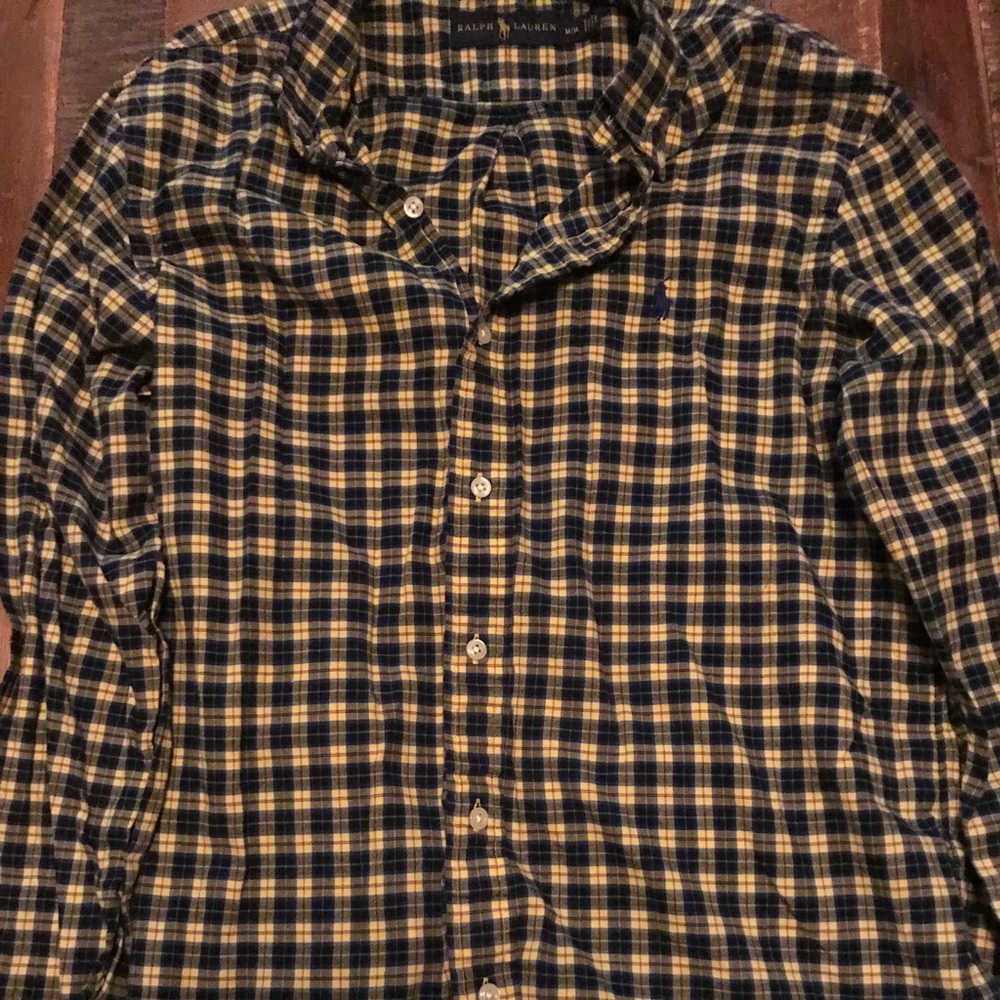 ralph lauren long sleeve button down